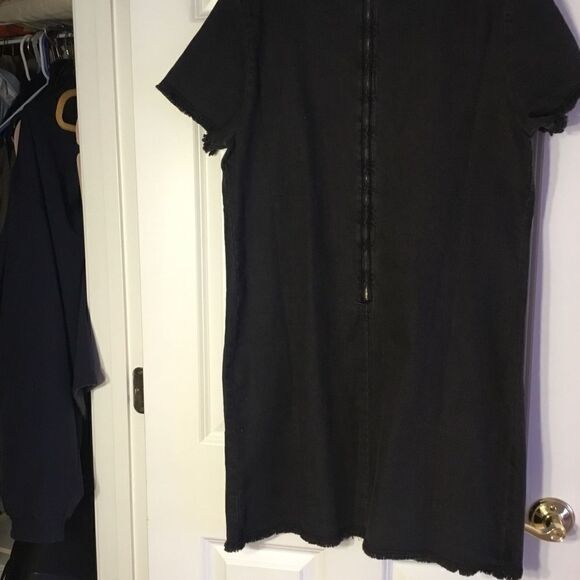 NWOT. Dark Black Denim Dress Size 14 - Picture 9 of 9